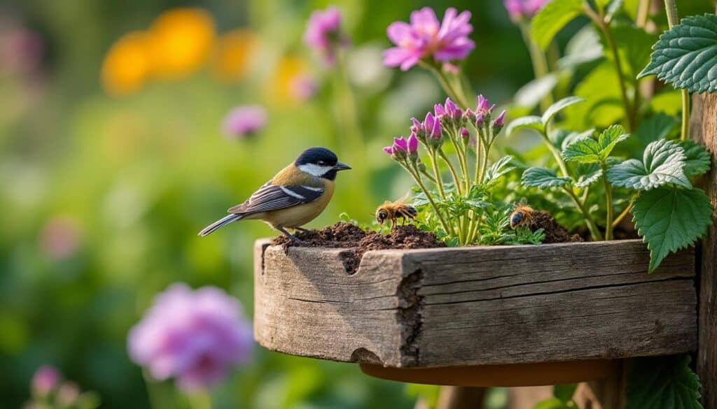 Pourquoi installer un nichoir dans un potager pour attirer les oiseaux et insectes utiles ?