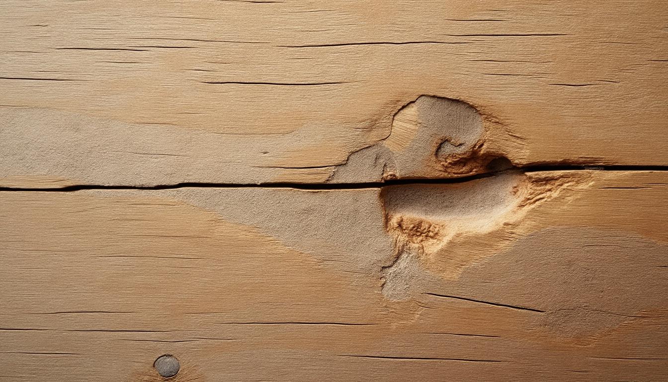 Traitement d’une plinthe mur en bois qui a gonflé