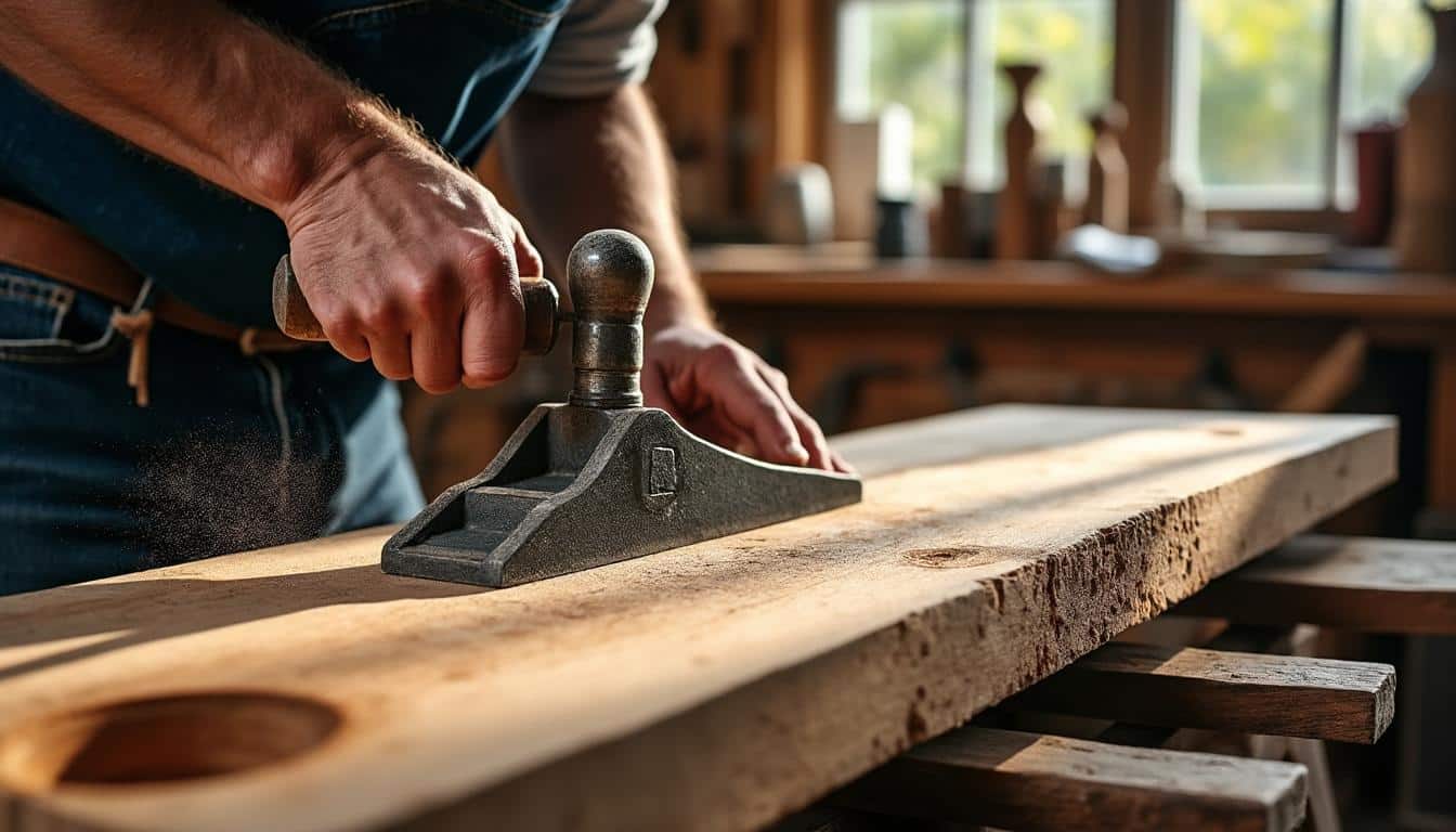 Comment utiliser un rabot en menuiserie pour le bois massif