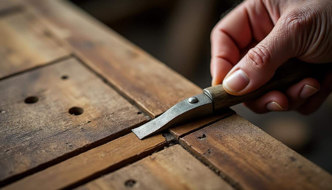 Réglage et affûtage de la lame d’un rabot en menuiserie