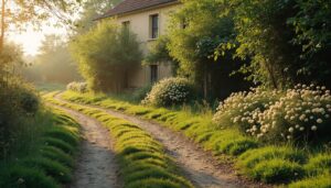 Créer des bordures naturelles avec un massif d'arbustes à la maison