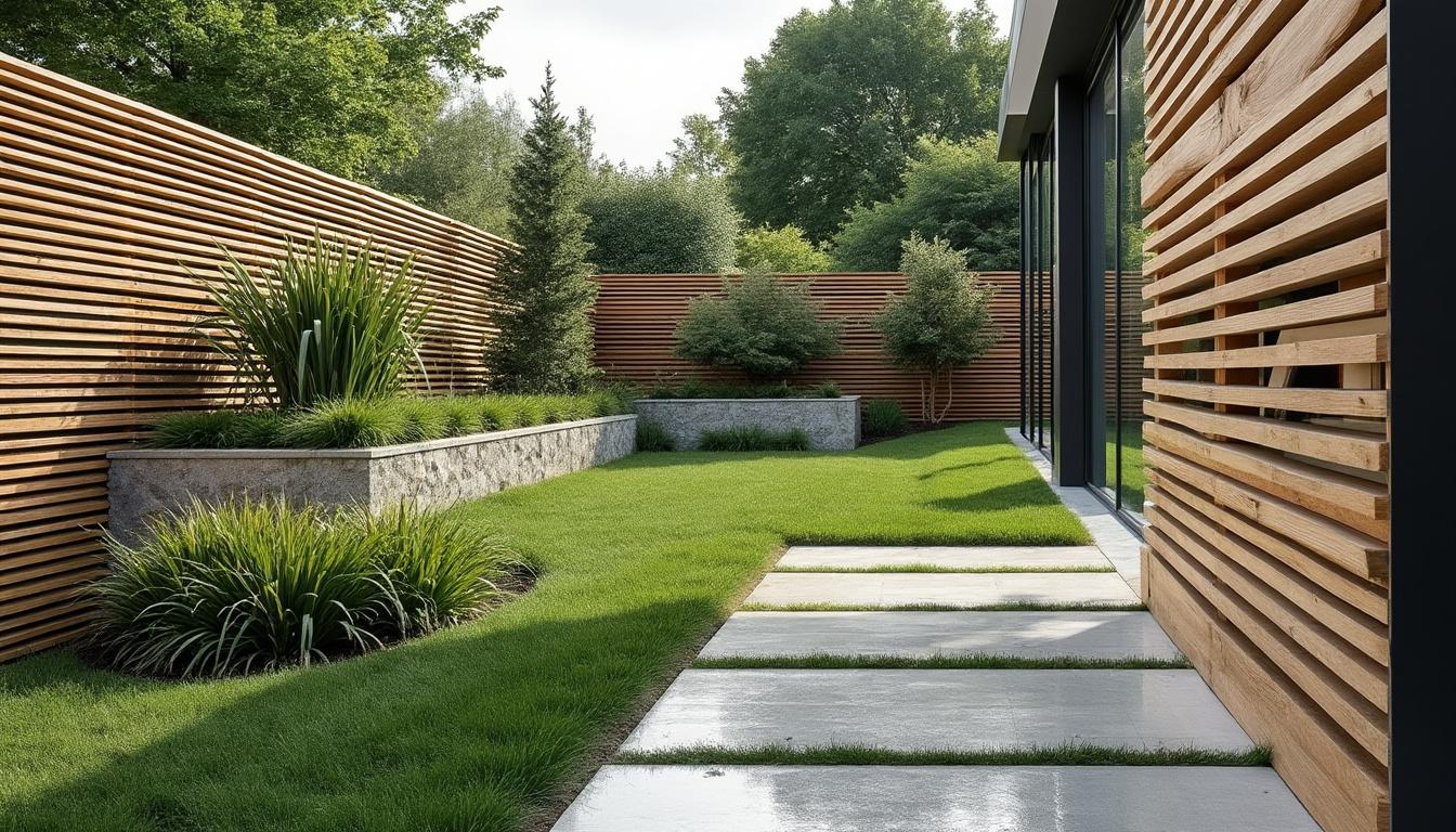 Quels matériaux choisir pour une palissade de jardin résistante aux intempéries ?