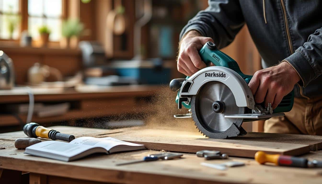 Illustration: Comprendre les caractéristiques techniques clés des scies circulaires Parkside