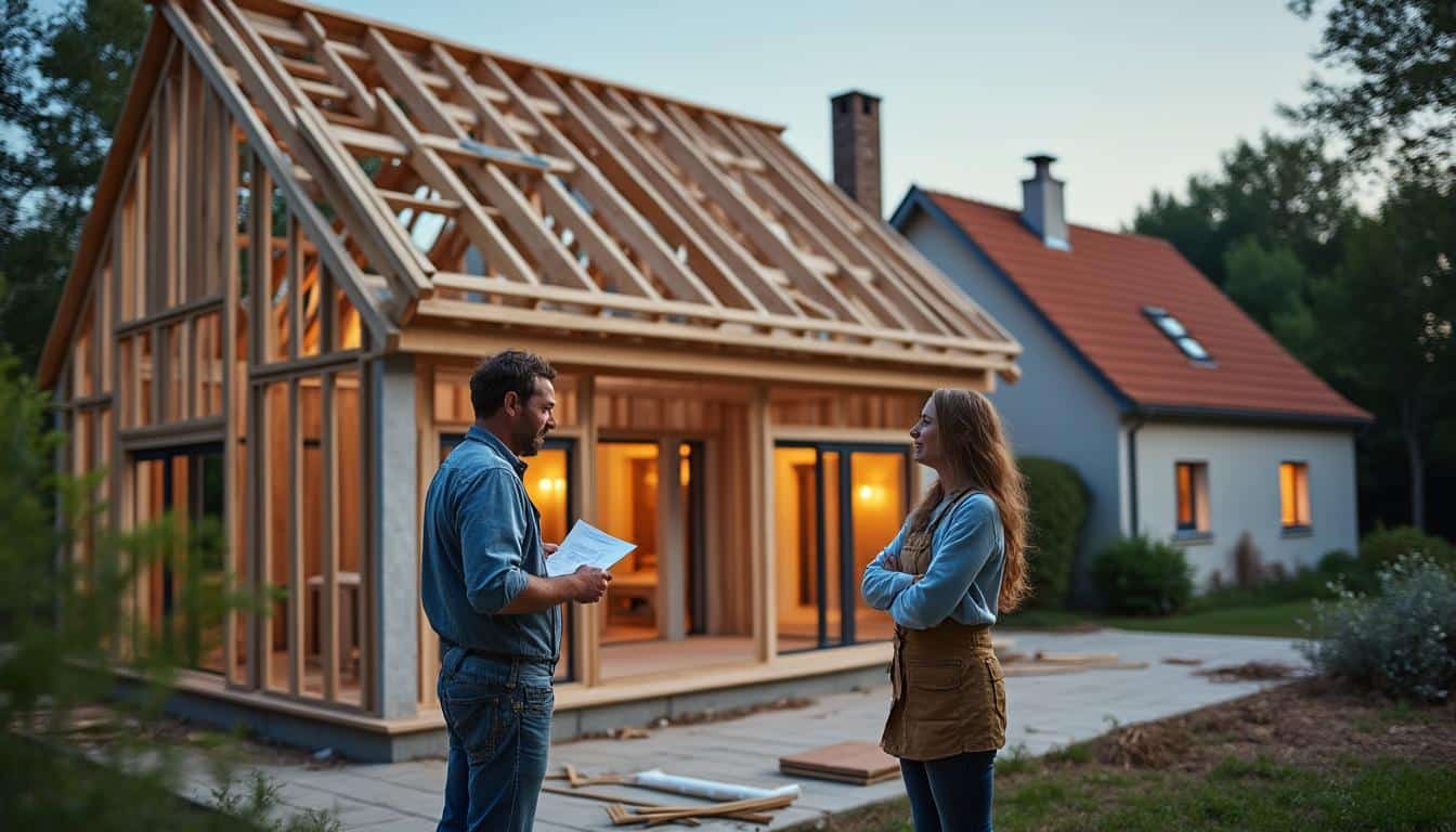 Illustration: Comprendre l’extension avec une toiture à trois pans : définition et spécificités