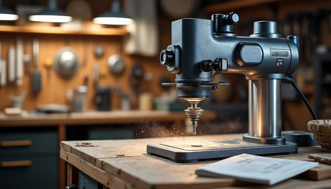 Illustration: Les fonctionnalités techniques essentielles pour bien choisir sa perceuse fraiseuse d’établi