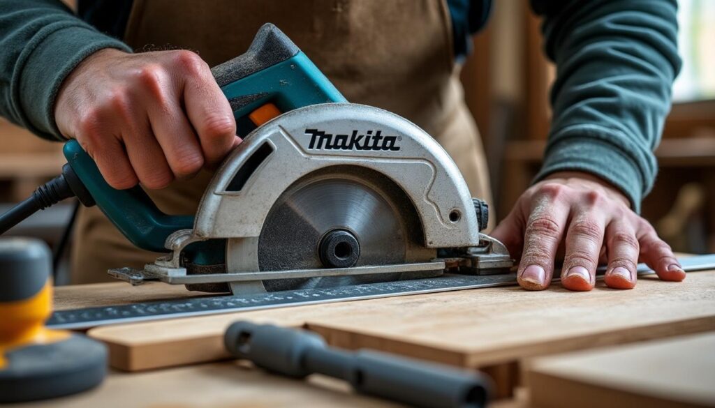 Règle de scie circulaire Makita : guide précis et fiable à domicile
