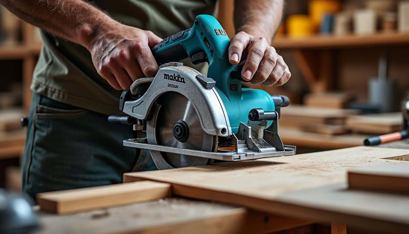 Illustration: Comment la scie circulaire Makita 355 mm se distingue dans sa catégorie