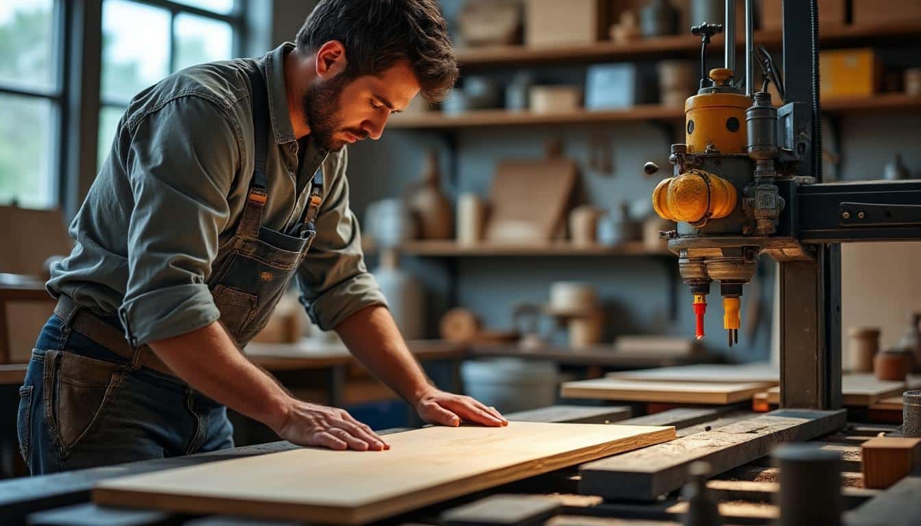 Illustration: Les composants clés et le fonctionnement d’une scie à panneaux verticale