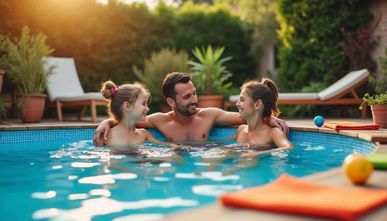 Illustration: Pourquoi opter pour une piscine hors sol : avantages et caractéristiques idéales