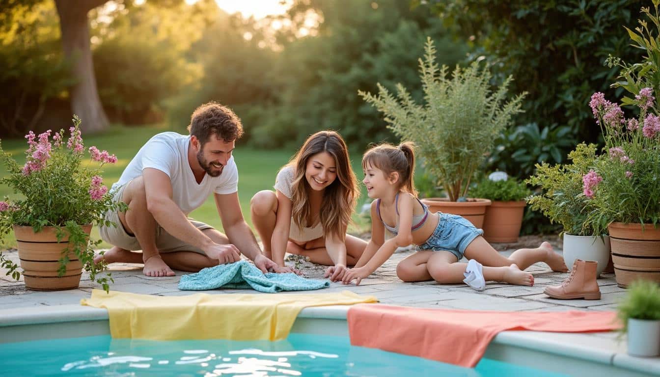 Aménagement des abords de piscine hors sol : Sécurité et design