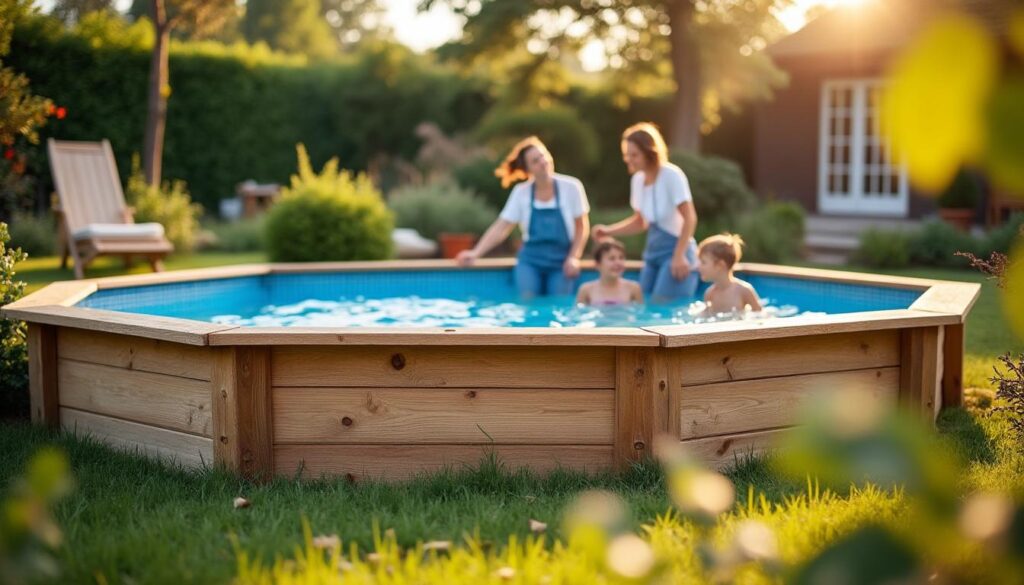 Bois pour piscine hors sol : choisir, installer et entretenir