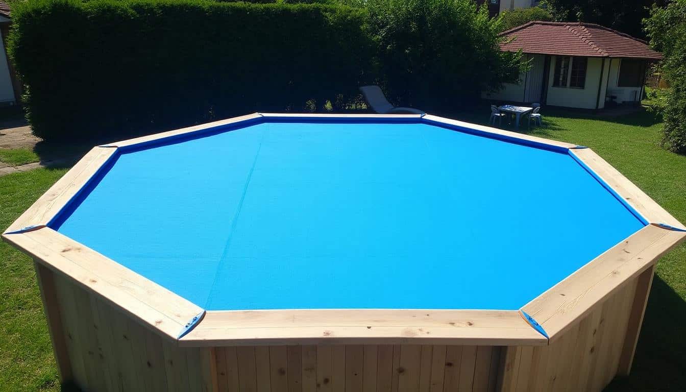 Illustration: Comprendre la spécificité d’une couverture pour piscine hors sol à forme octogonale
