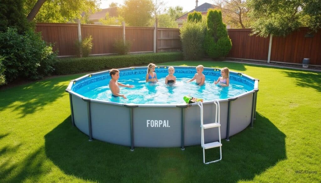 Piscine hors sol en acier ovale : robustesse et installation facile