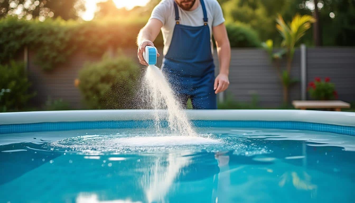Illustration: Comprendre le fonctionnement du traitement au sel dans une piscine hors sol