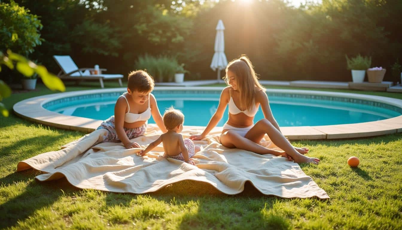 Tapis de sol pour piscine hors sol : protection et confort optimaux