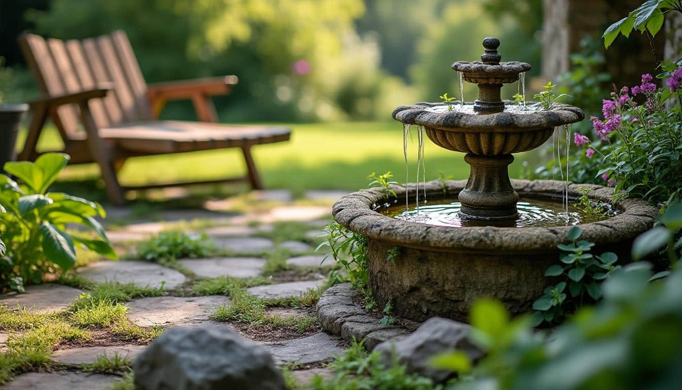 Illustration: Comprendre les bases d’une fontaine de décoration pour jardin et terrasse