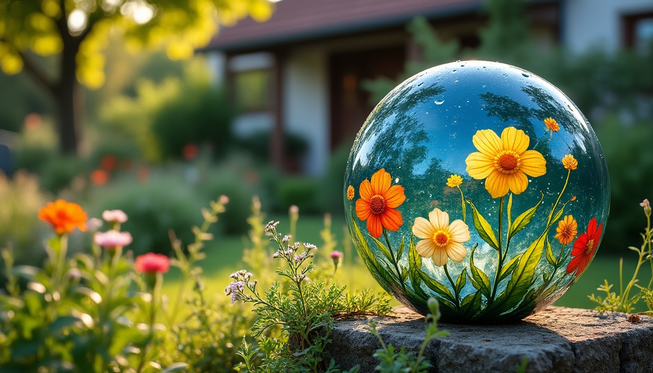 Illustration: Comprendre le rôle et les caractéristiques d’une boule décorative pour l’extérieur