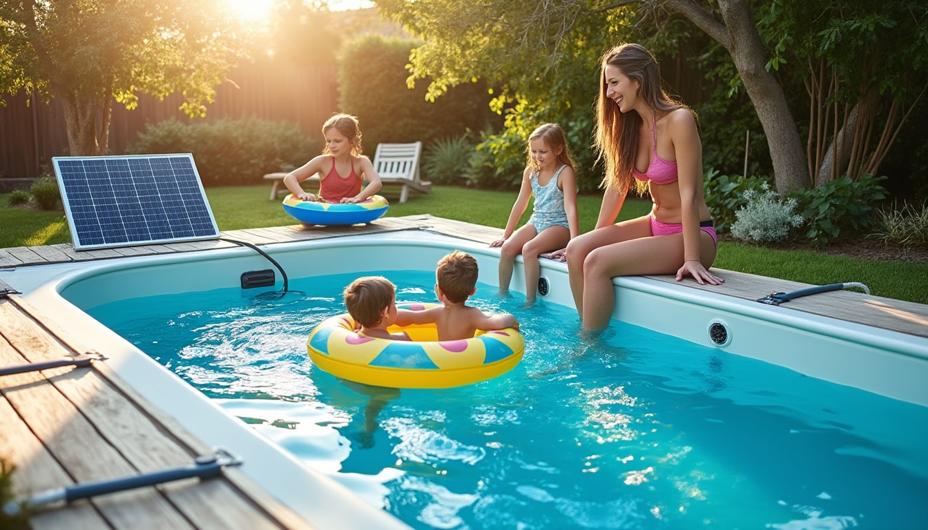Illustration: Les principales méthodes pour chauffer une piscine hors sol