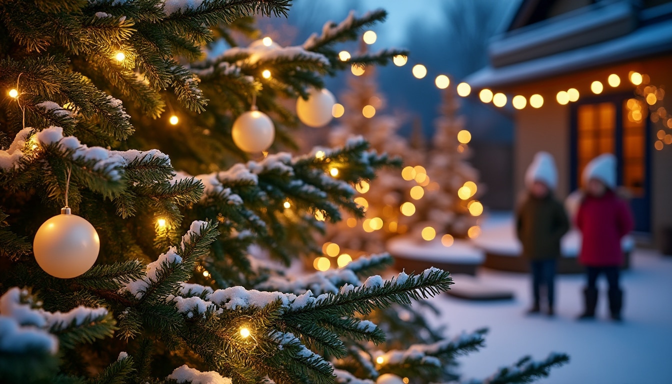 Illustration: Comprendre les spécificités de la décoration pour sapin en extérieur