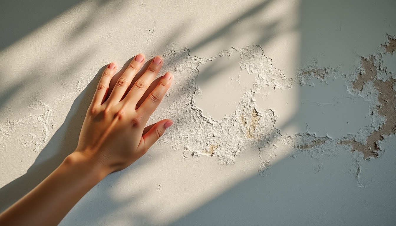 Illustration: Comprendre le phénomène de décollement de la peinture sur les surfaces
