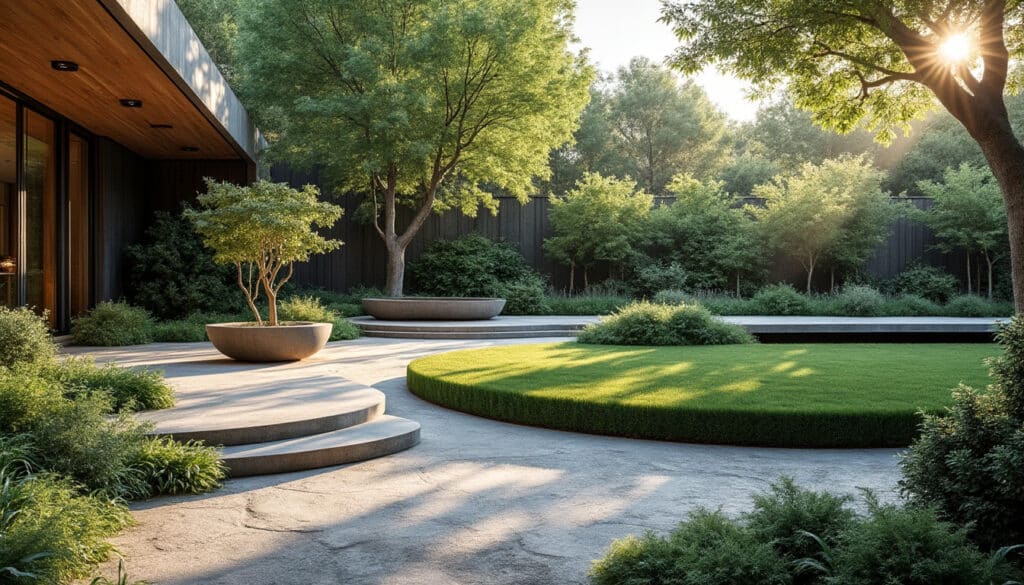 Massif contemporain : créer un jardin moderne et élégant