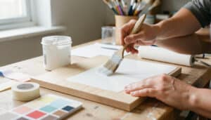 Peinture acrylique sur bois : bien choisir et appliquer