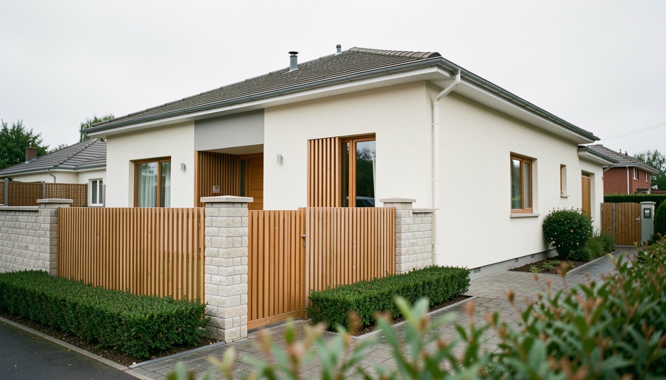 Mur de clôture devant la maison : styles et règles